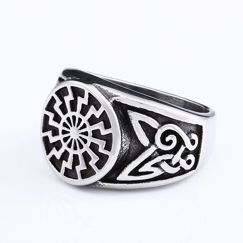 Classic Viking Ring - Stainless Steel - Image 4