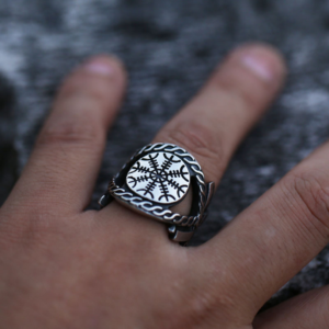 Tree of Life Yggdrasil Hollow Ring – 316L Stainless Steel