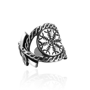 Tree of Life Yggdrasil Hollow Ring – 316L Stainless Steel