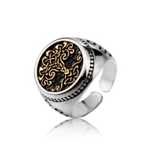 Tree Of Life Stainless Steel Ring