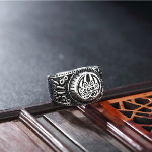 Personality Retro Non-mainstream Viking Men’s Titanium Steel Ring