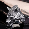 Fenrir Wolf Signet Ring