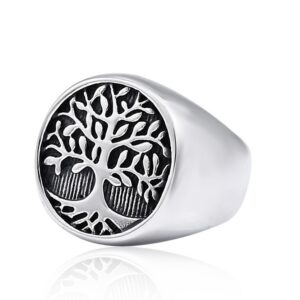 Tree of Life Yggdrasil Ring