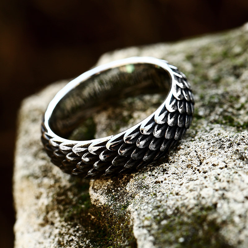 New Viking Totem Celtic Knot Titanium Steel Ring - Image 5