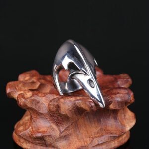 Men’s Titanium Steel Personality Crow Ring