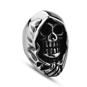 Skull European And American Domineering Stainless Steel Ring Personality Hipster