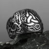 Triquetra Knotwork Viking Ring