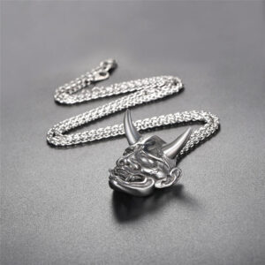 Vintage Titanium Demon Necklace