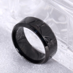 Titanium Steel Ring Men’s Ring Scratch Resistant Tungsten Steel Ring