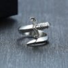 Dagger Wrap Viking Ring
