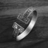 Mjolnir Triquetra Rune Bracelet