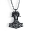 Mjolnir Dragon Ram Necklace
