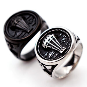 Vintage Men’S Titanium Steel Ring