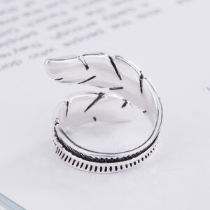 Simple Thai Silver Stainless Steel Ring