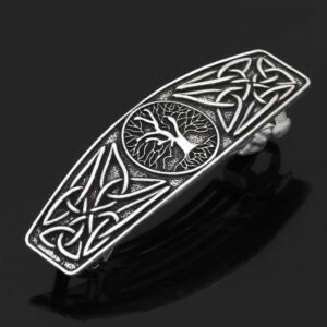 Nordic Viking Hairpin Tree Of Life Retro Classic