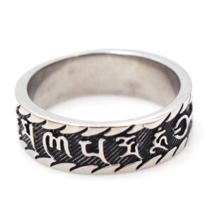 Titanium Steel Trendy Men’s Ring Men’s Domineering Ring Simple Tibetan
