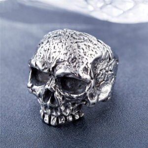 New Vintage Gothic Skull Men’s Titanium Steel Ring