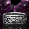 Celtic Wolf Running Ring