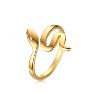 Stainless steel snake ring