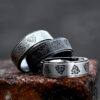 Valknut Spinner Band Ring