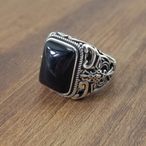 S925 sterling silver ring male ring