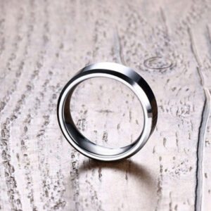 Bare Men’s Fashion Personality Tungsten Steel Ring