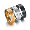 Roman Numeral Band Ring