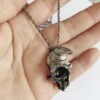 Cracked Skull Viking Necklace