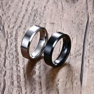 Bare Men’s Fashion Personality Tungsten Steel Ring