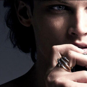 Men’s Eagle Claw Ring With An Titanium Steel Mouth