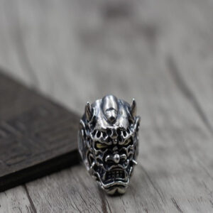 925 sterling silver animal head domineering ring