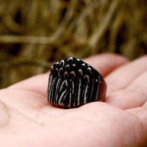 New Reaper Cloak Cross Titanium Steel Ring