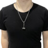 Mjolnir Valknut Skull Necklace