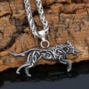 Fenrir Running Celtic Necklace