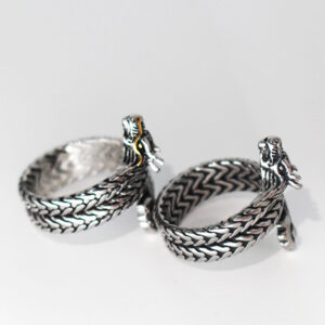 Jewelry Creative Hand Jewelry Vintage Men’s Titanium Steel Ring