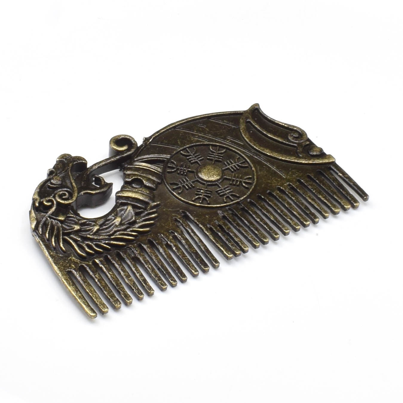 Stainless Steel Scandinavian Viking Bronze Titanium Steel Comb - Image 2