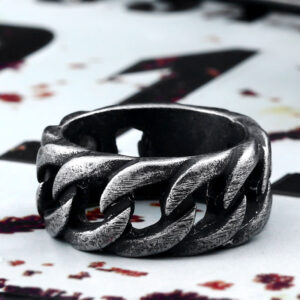 Vintage Stainless Steel Men’s Ring