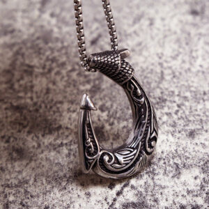 Vintage Men’s Stainless Steel Pendant Men’s Necklace