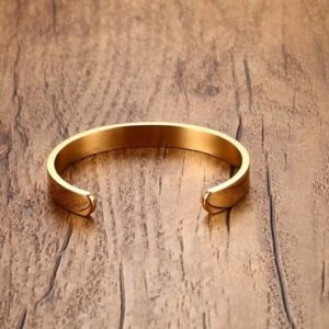 Smooth stainless steel bracelet C-shaped  bracelet jewelry