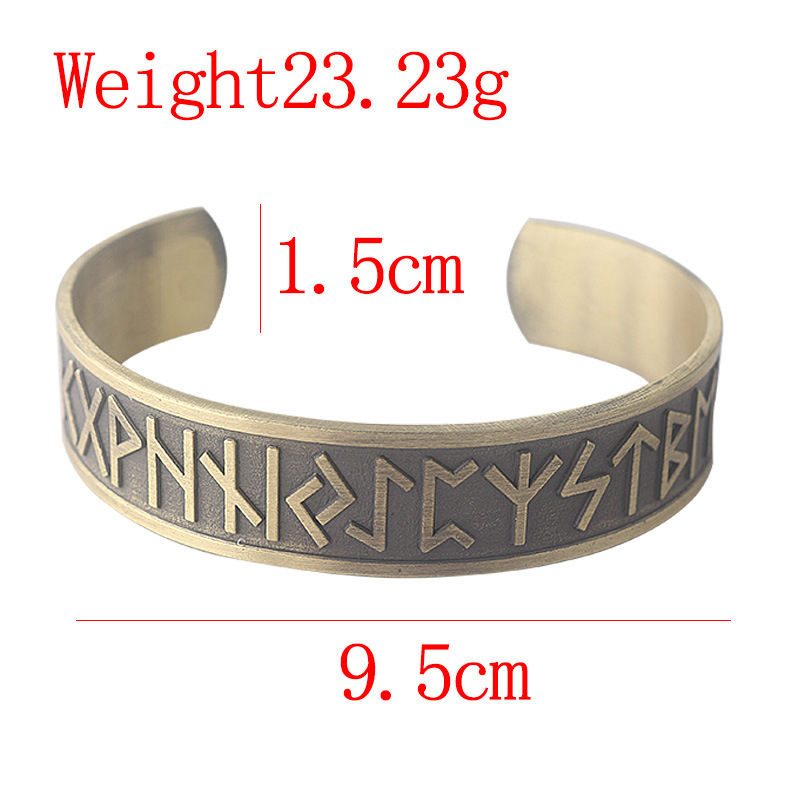 Creative Men's Rune Viking Bracelet - Image 3