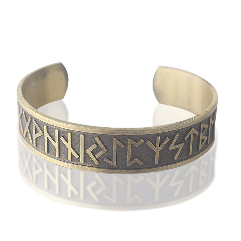 Creative Men's Rune Viking Bracelet - Image 2