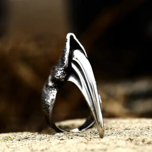 Stainless Steel Men’s Paw Ring