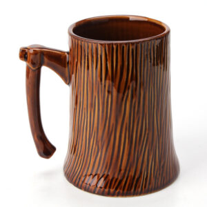 Creative Ceramic Stump Axe Cup