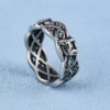 Celtic Wolf Knotwork Ring
