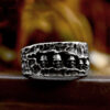 Skull Trench Band Ring