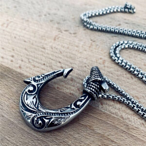 Vintage Men’s Stainless Steel Pendant Men’s Necklace