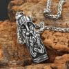 Odin Bear Axe Necklace