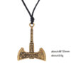 Labrys Vegvisir Rune Necklace