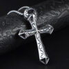 Psalm Cross Shield Necklace