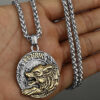 Fenrir Moon Medallion Necklace